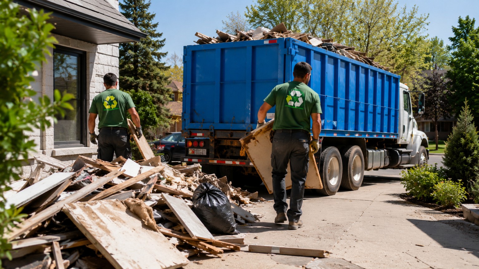 Débris de rénovation